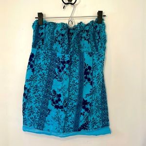 SUMMER CLEARANCE Strapless floral top